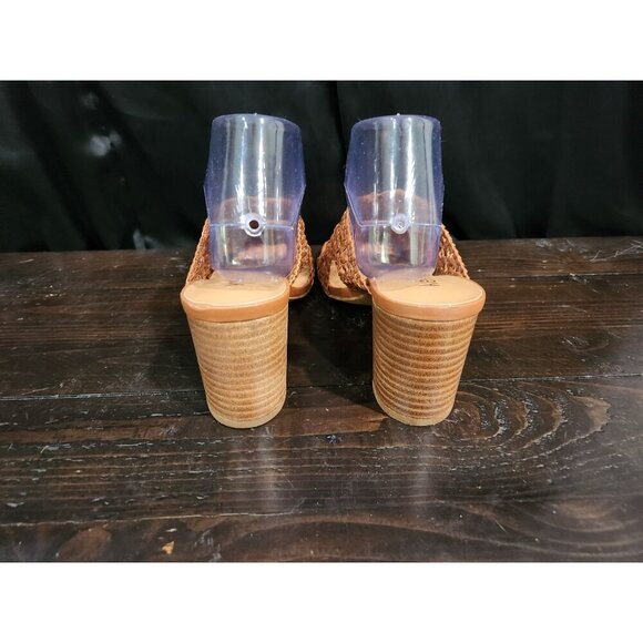 NEW Kensie Kahdija Braided Brown Slide-on Sandals/Sz. 9M - Picture 6 of 9